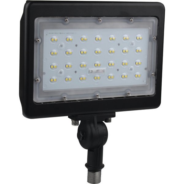 Nuvo LED Large Flood Light, 50W, 5000K, Bronze Finish, 100V277V, Dimmable 65/539R1